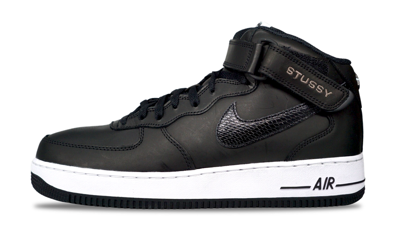 Nike Air Force 1 Mid Stussy Black White