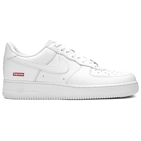 Nike Air Force 1 Supreme White Box Logo