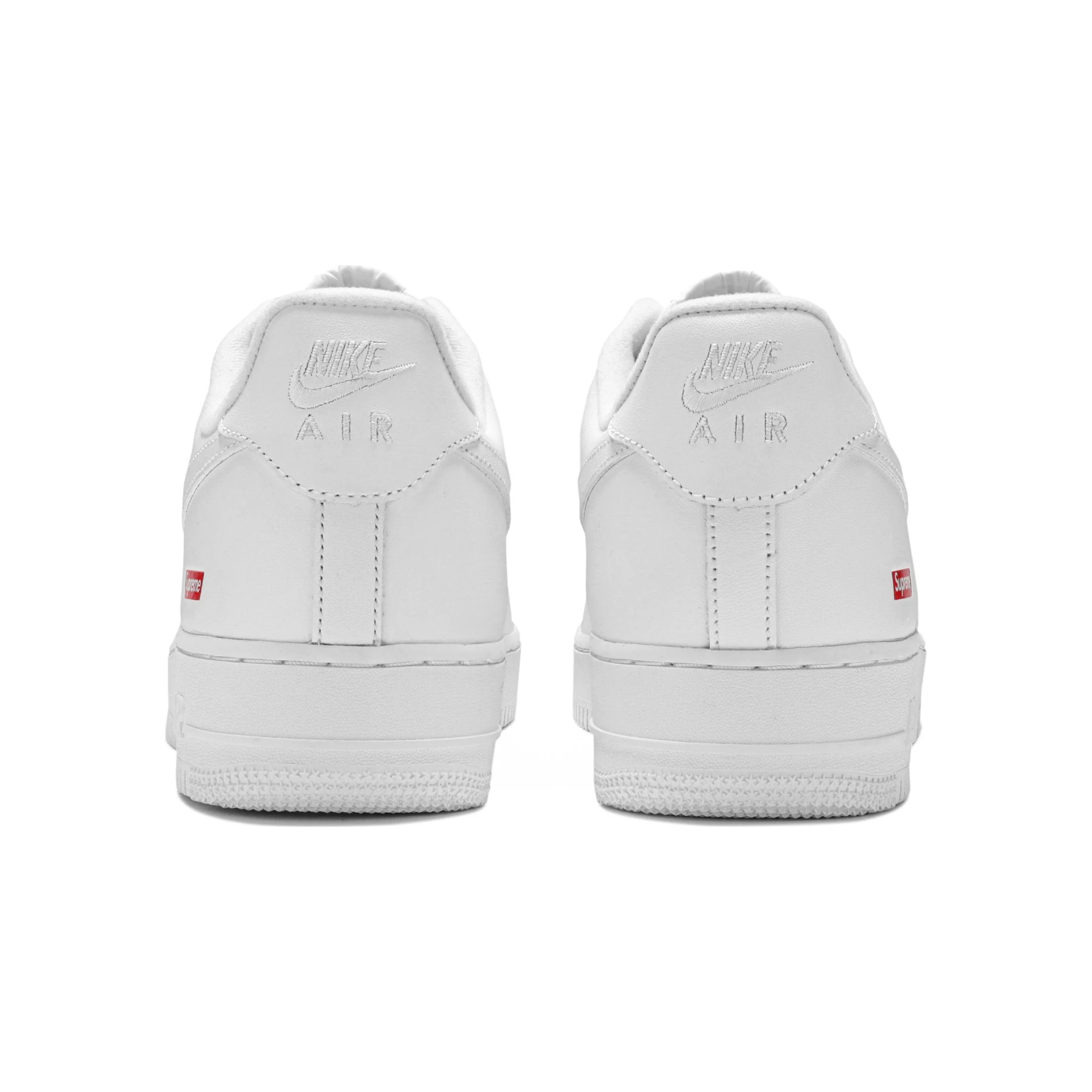 Nike Air Force 1 Supreme White Box Logo