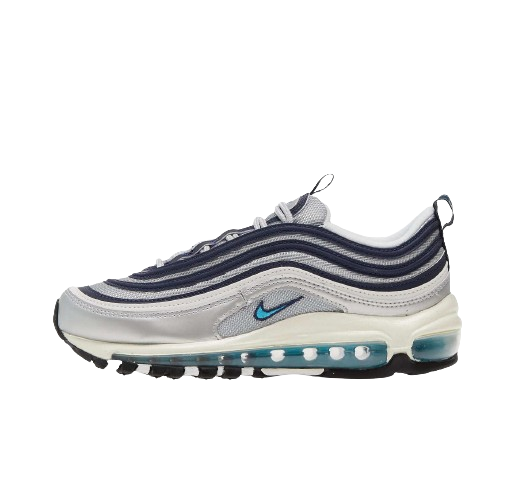 Nike Air Max 97 Metallic Silver Chlorine Blue (Women's)