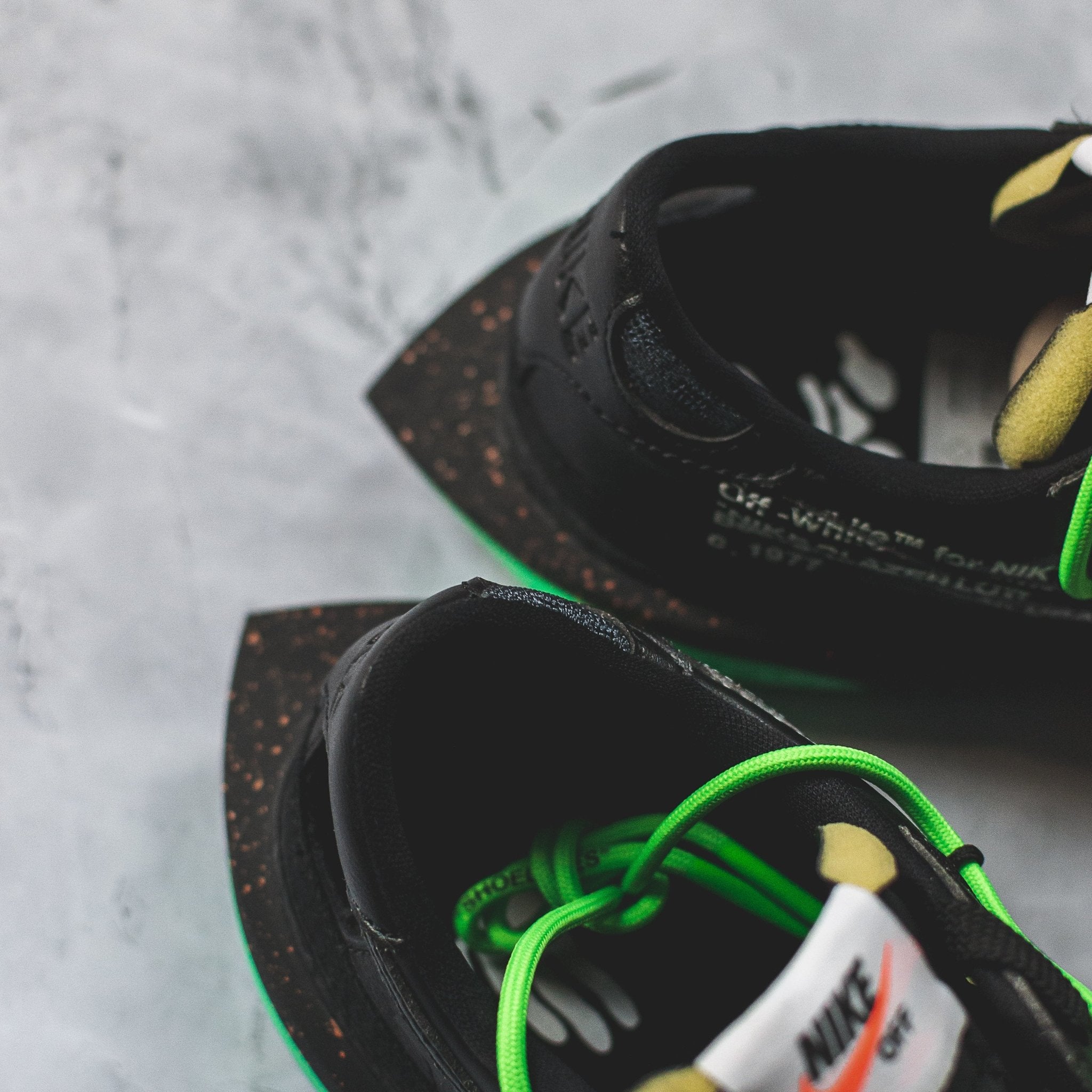 Nike Blazer Low Off-White Black Electro Green