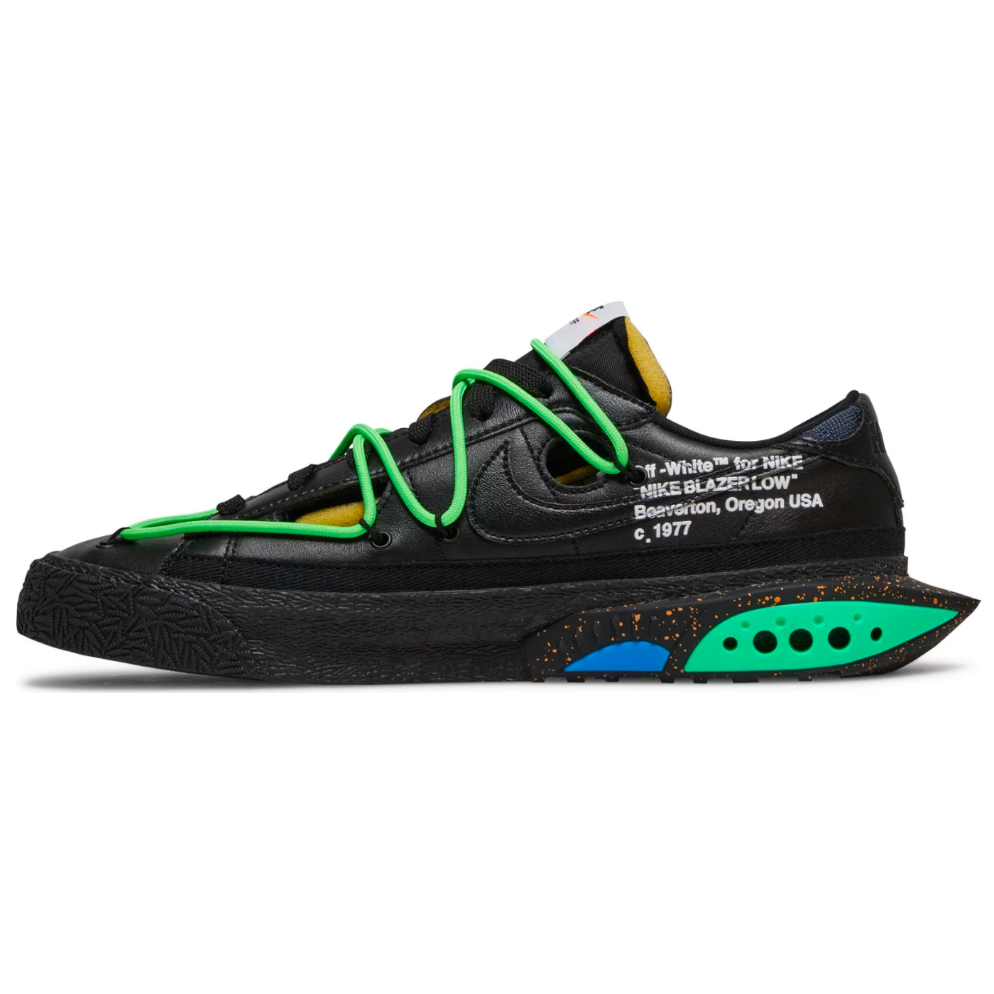 Nike Blazer Low Off-White Black Electro Green