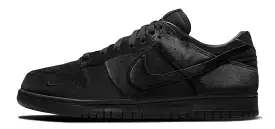 Nike Dunk Low Dover Street Market Triple Black Velvet