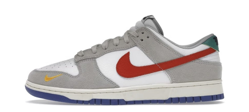 Nike Dunk Low Light Iron Ore Red Blue