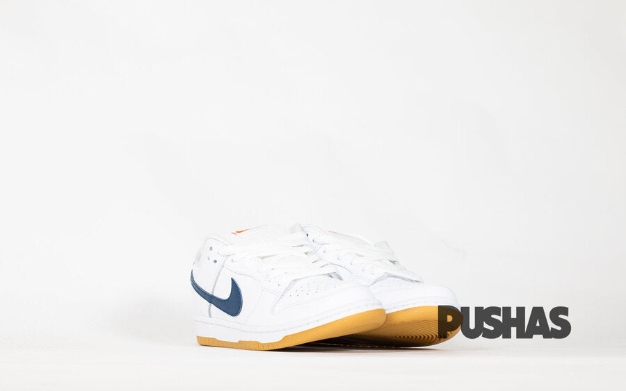 SB Dunk Low Orange Label 'White Navy' (2021)