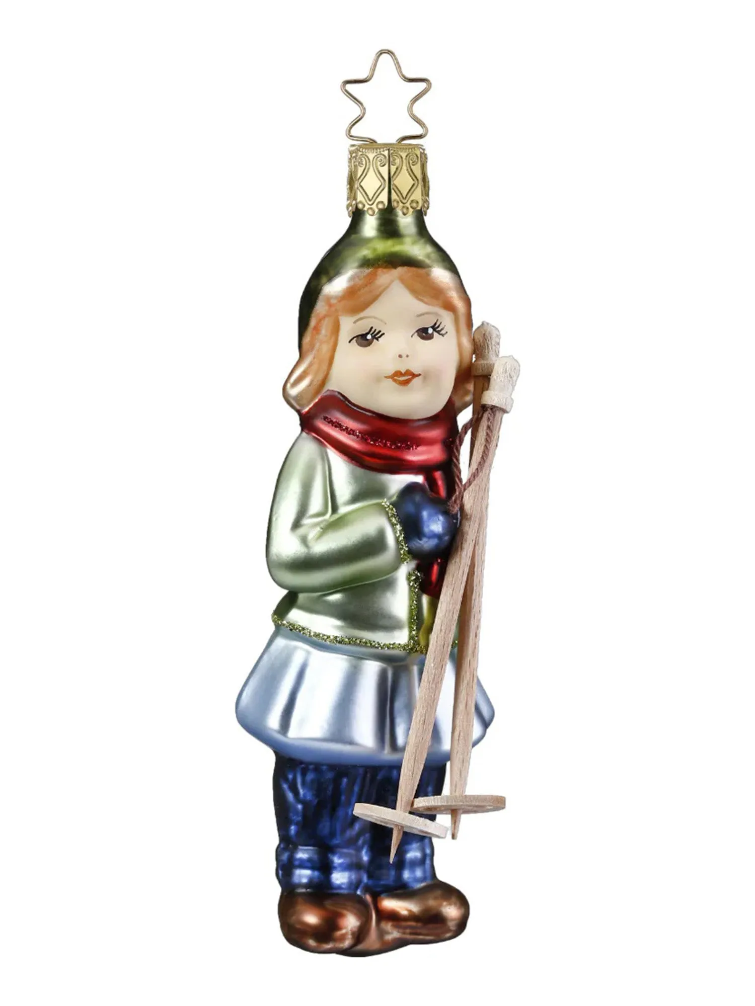 Skiing Girl Ornament