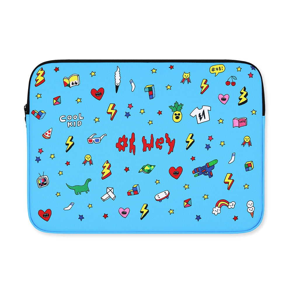 Skyblue Characters Graphic Laptop Sleeves 11 13 15 inch Cases Protective Skins Covers Handbags Square Pouches Designer Artist Pr