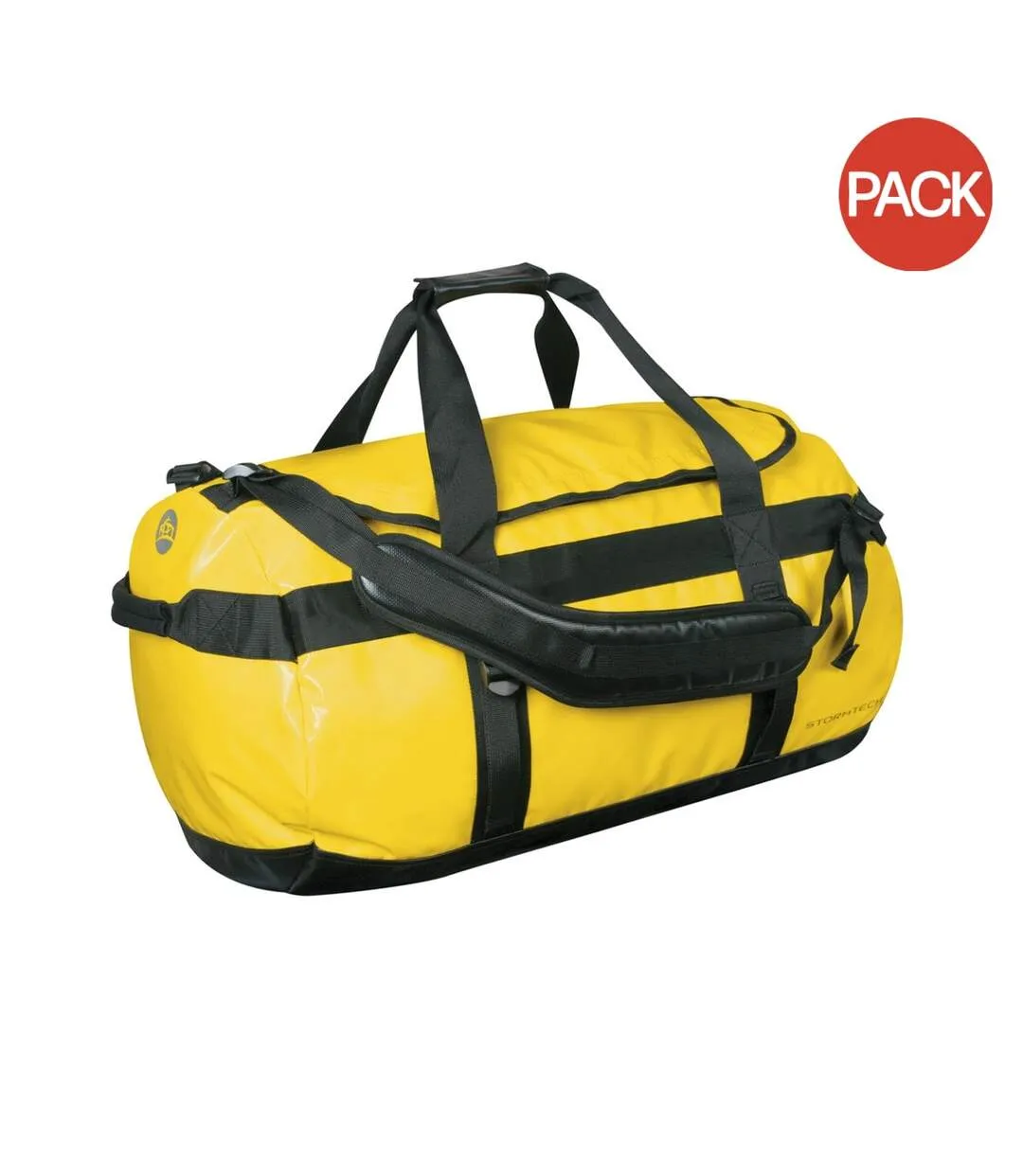 Stormtech Waterproof Gear Holdall Bag (Medium) (Pack of 2) (Yellow/Black) (One Size) - UTBC4447