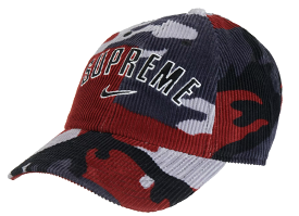 Supreme Nike Arc Corduroy 6-Panel Red Camo