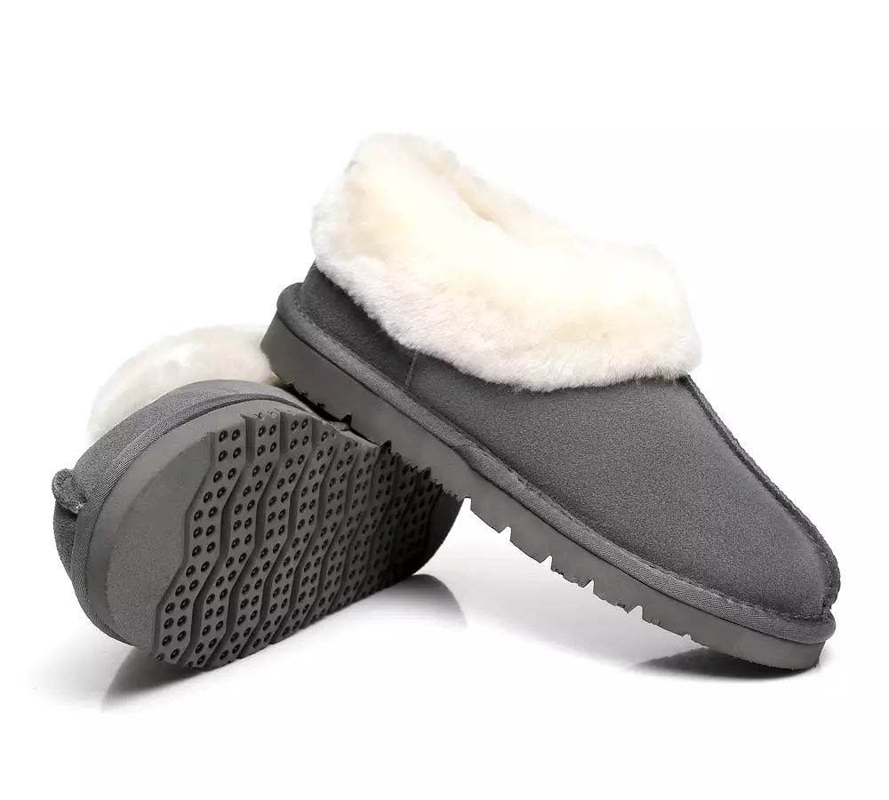 TARRAMARRA Premium Australian Sheepskin Ankle Unisex Slipper Homey