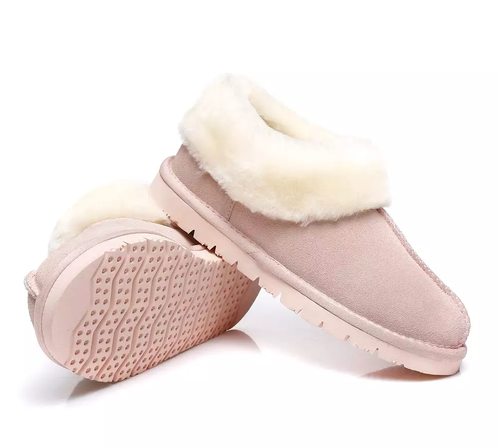 TARRAMARRA Premium Australian Sheepskin Ankle Unisex Slipper Homey