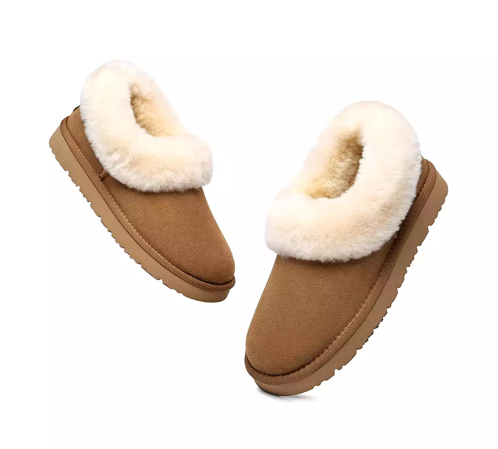 TARRAMARRA Women Slippers Clarrie Sheepskin Slippers Two Way Wear