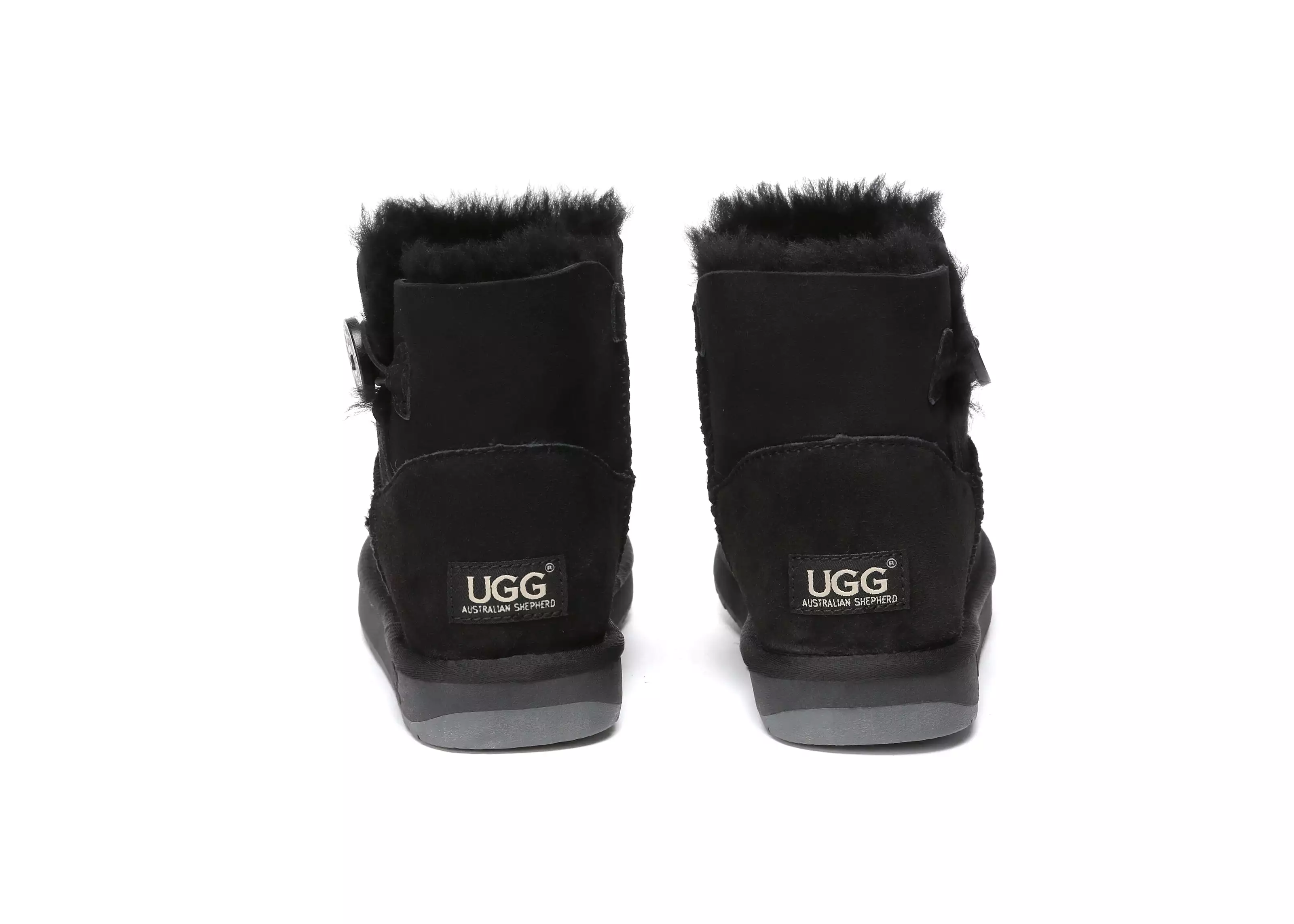 UGG Australian Shepherd Australia Premium Double Face Sheepskin Water Resistant Mini Button Boots