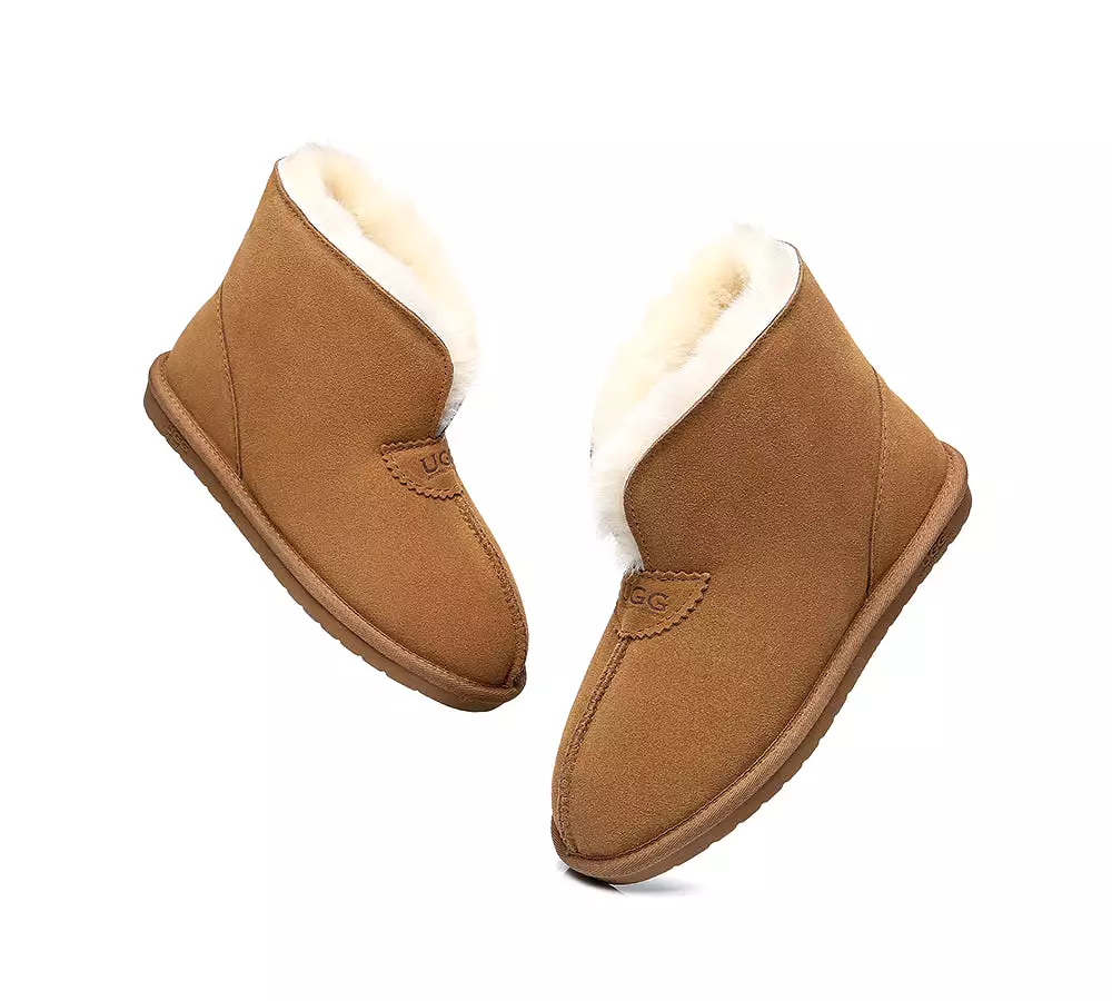 UGG Australian Shepherd Parker Unisex Ankle Premium Double-Face Sheepskin Home Water-Resistant Slipper