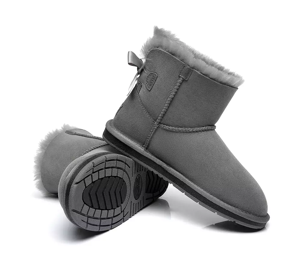 UGG Australian Shepherd Single Back Bow Women Mini Ugg Boots