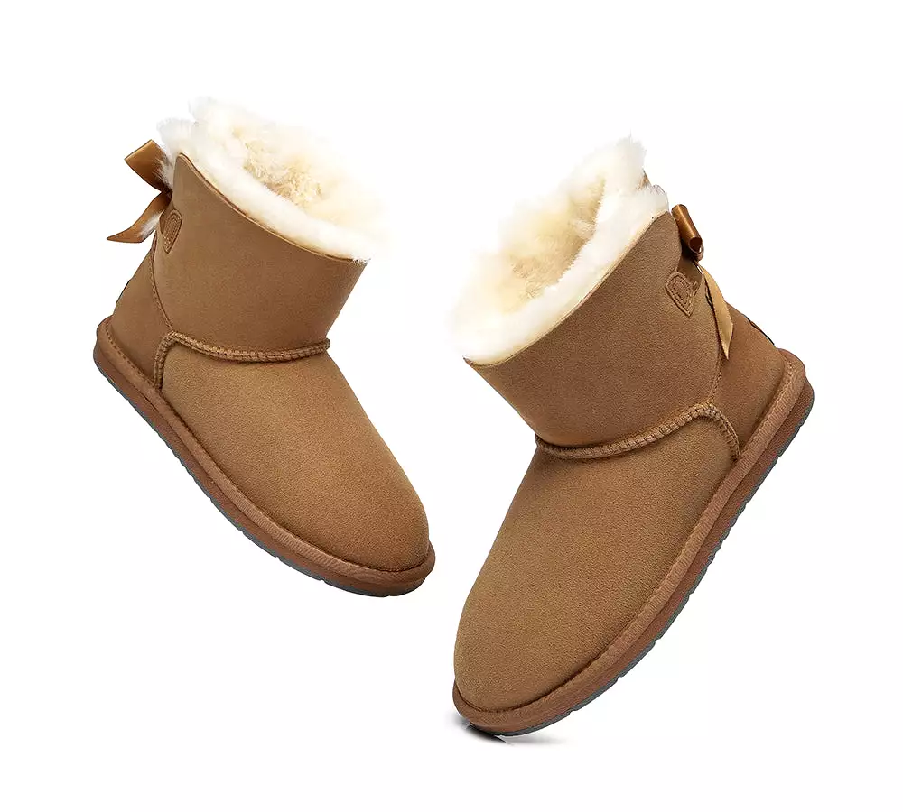 UGG Australian Shepherd Single Back Bow Women Mini Ugg Boots