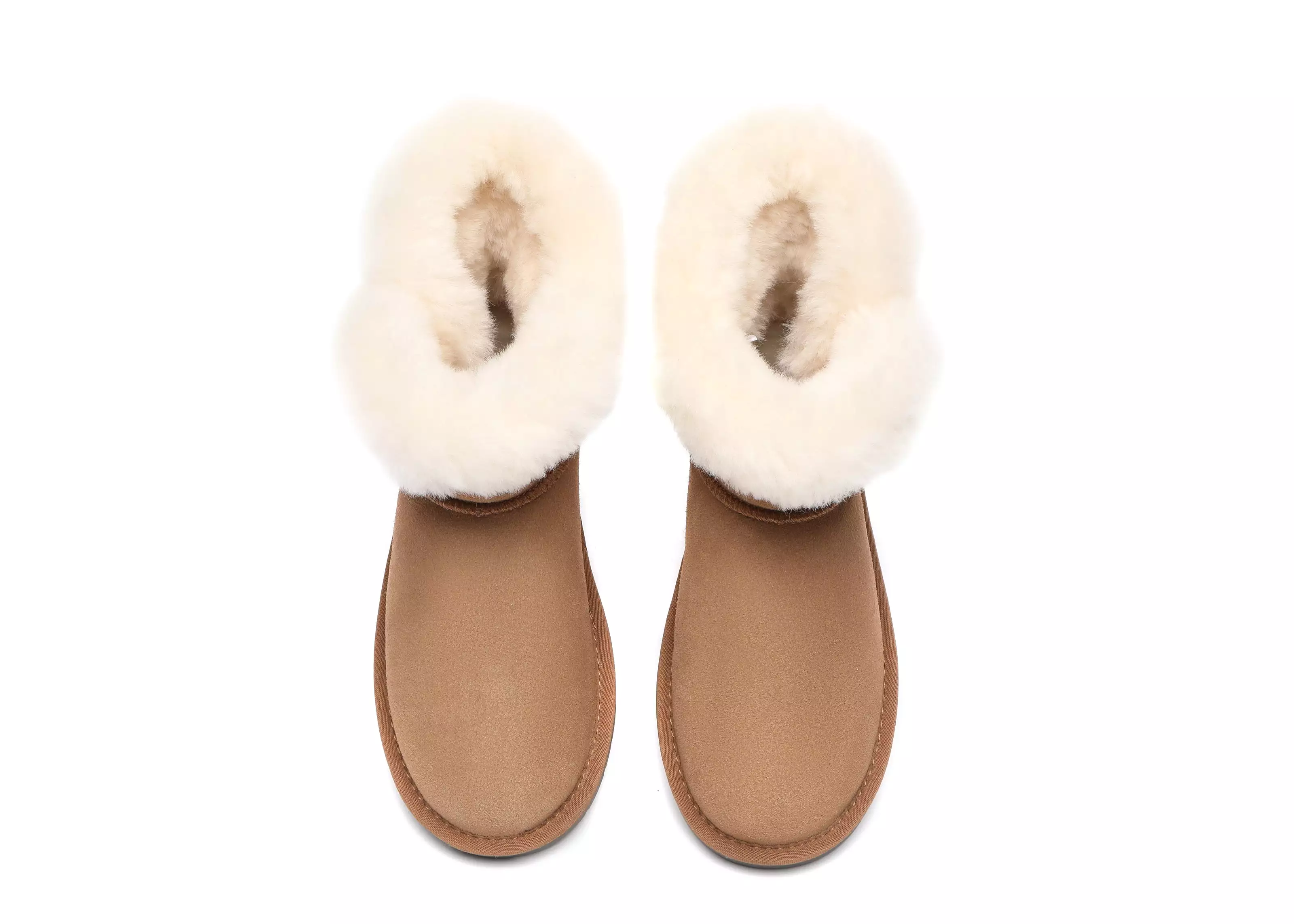 UGG Australian Shepherd Tiara Fluffy Top Women Mini Ugg Boots