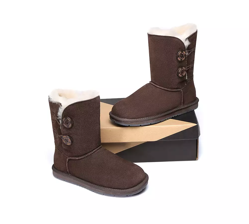 UGG Australian Shepherd Twin Buttons Short Boots