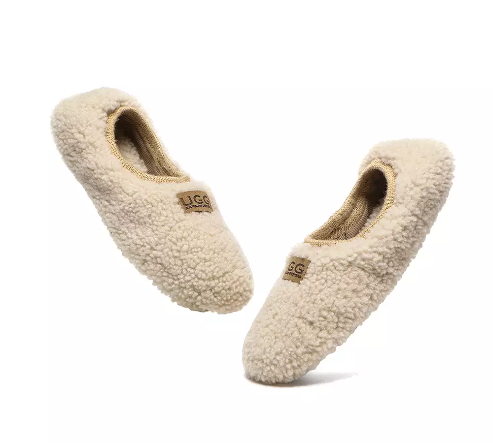 UGG Australian Shepherd Women Curly Wool Slippers Lucina