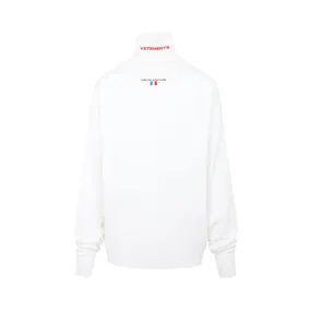 Vetements Logo Printed Roll-Neck Jumper