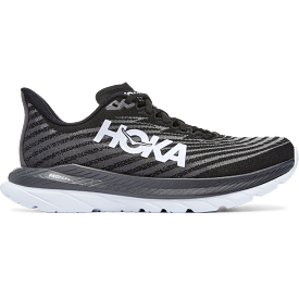 Women's Hoka One One Mach 5, Black/Castlerock, 7 B Medium