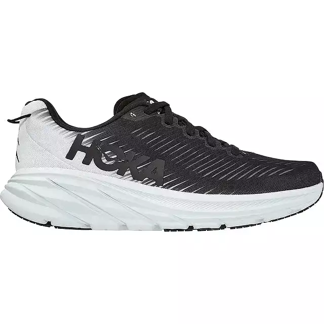 Women's Hoka One One Rincon 3, Black/White, 8.5 B Medium