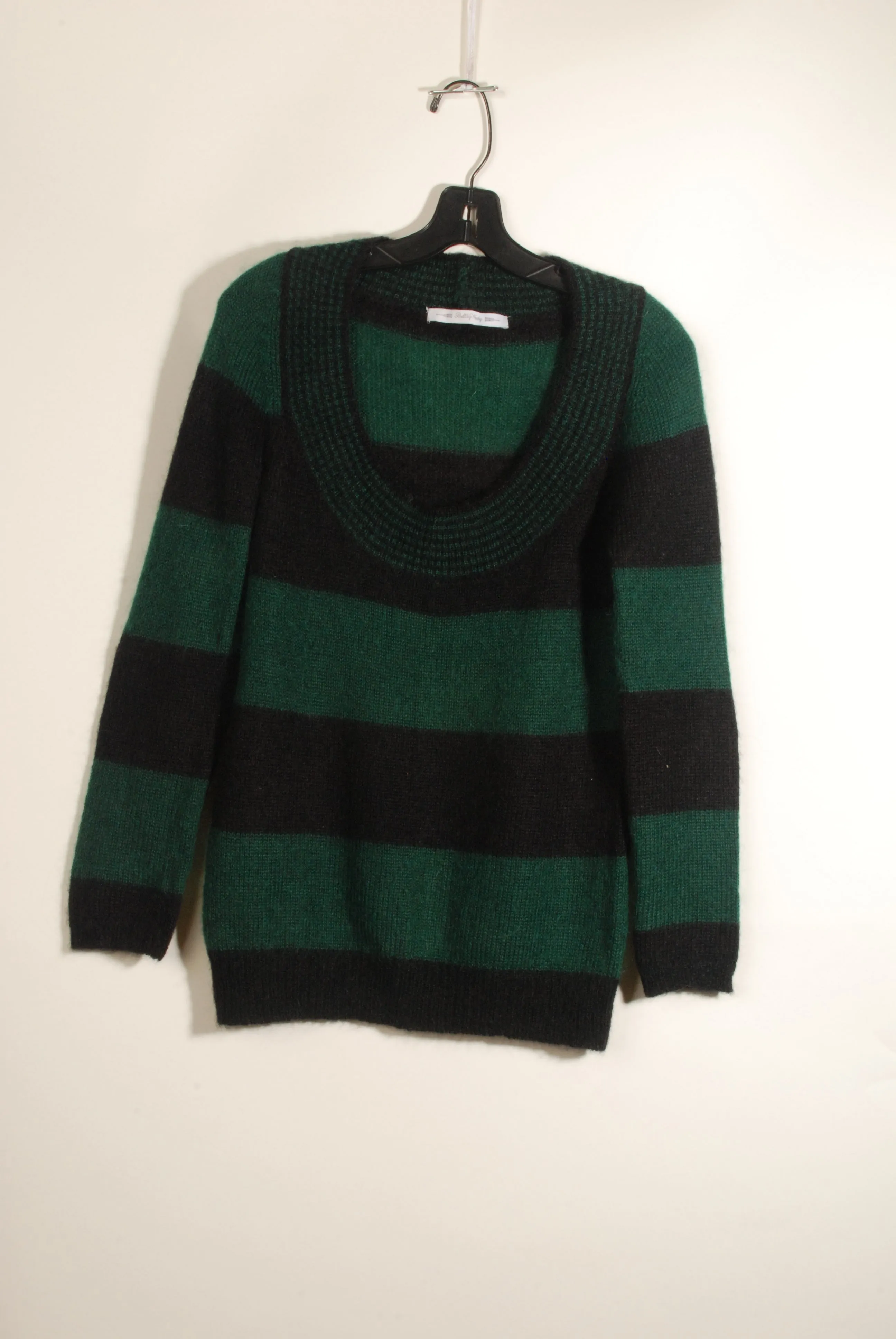 Wool Angora Striped U Neck ° X-Small ° 2010