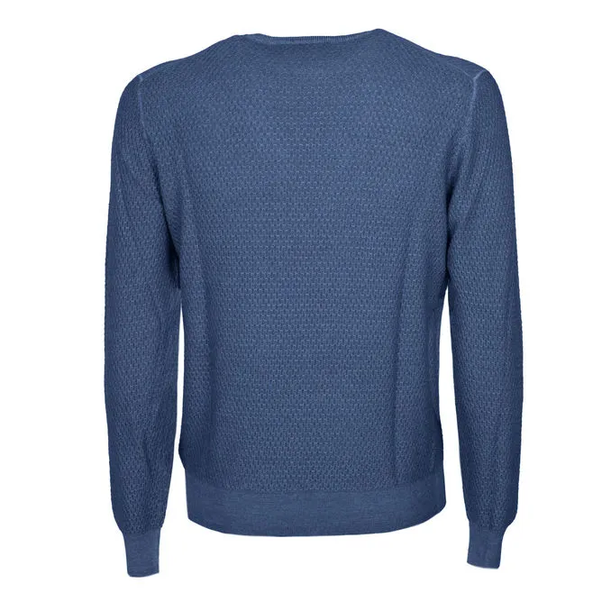 WOOL PULL Man Bluette 