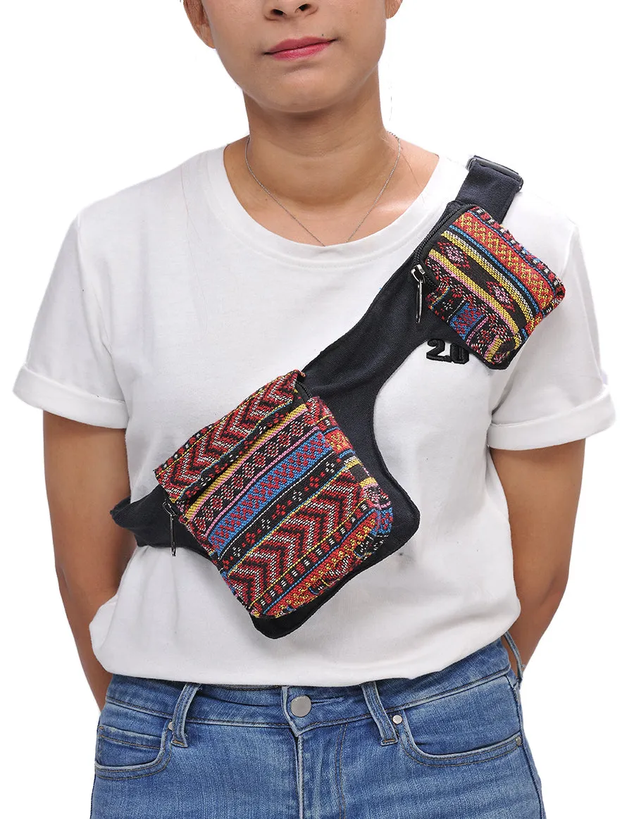 Woven Tribal Fanny Pack