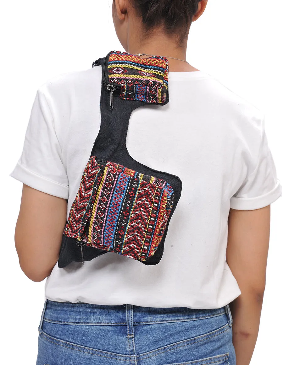 Woven Tribal Fanny Pack