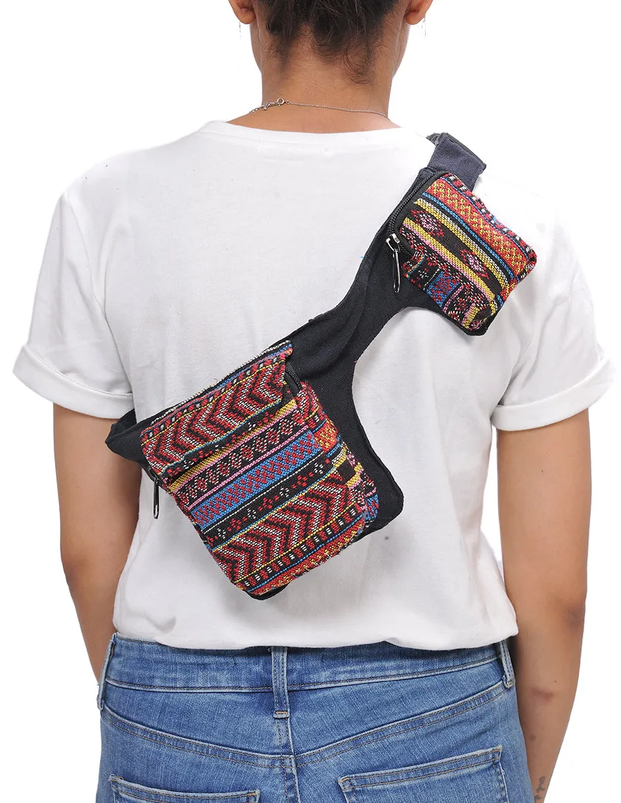 Woven Tribal Fanny Pack