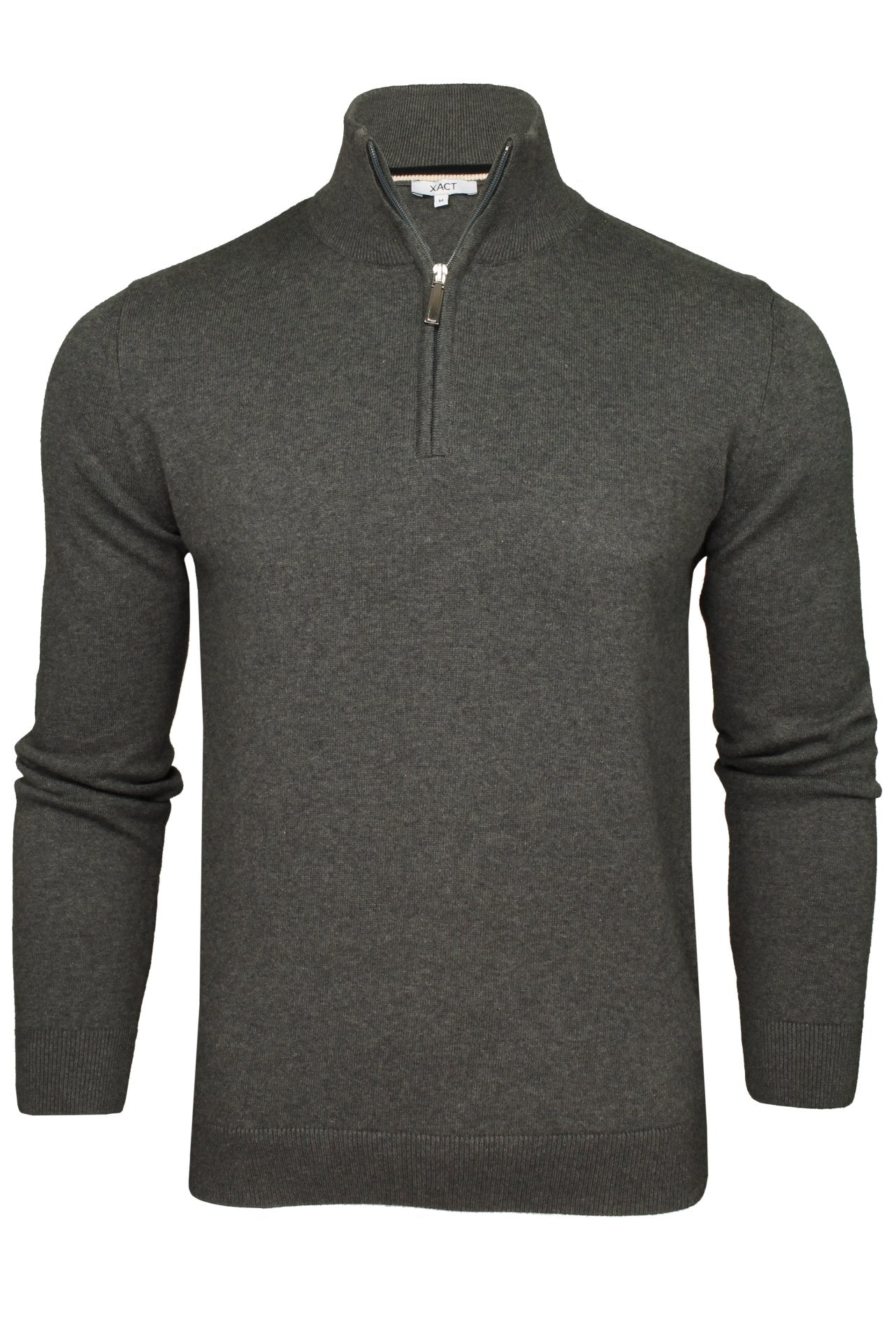 Xact Mens 1/4 Zip Cotton Jumper