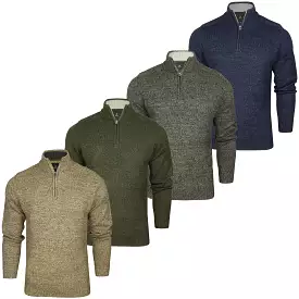 Xact Mens 1/4 Zip Twist Jumper