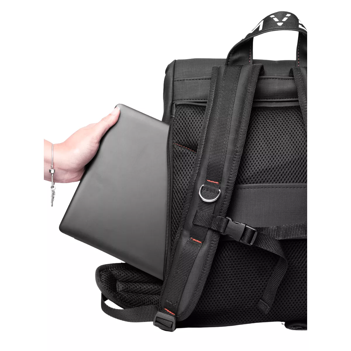 Xclusive Vegan PVC Laptop Backpack | Black